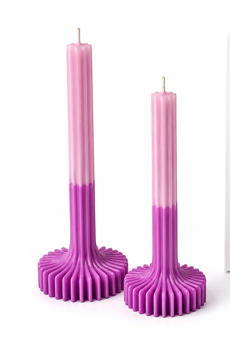 Ombre Collection – Sculpted Taper Candle