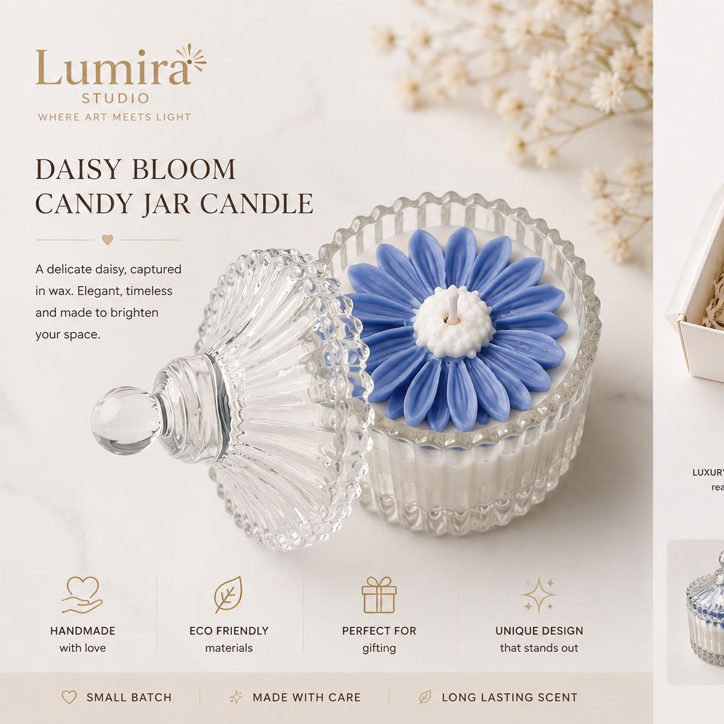Daisy Bloom Candle